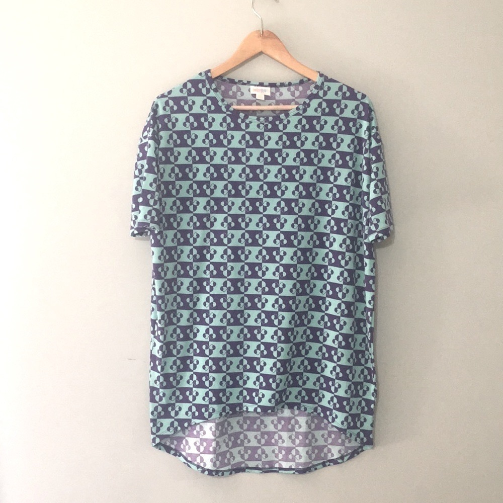LuLaRoe Disney Minnie Mouse Checkered Irma Tunic